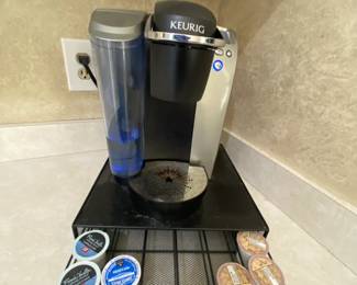 Keurig with Pod Storage