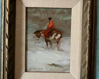 1 Last Trail Oil George Dick Weems Gallery