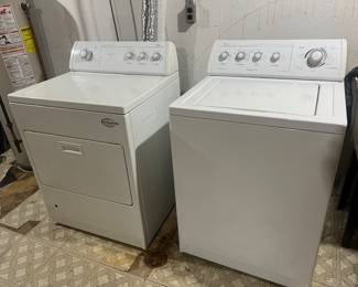  Whirlpool Imperial series  electric washer and dryer