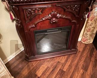 corner fireplace 