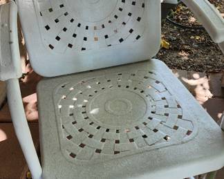 metal vintage chairs