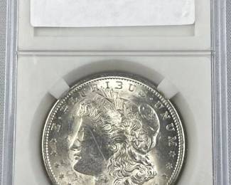 1921 Morgan Silver Dollar w/ Luster in Holder