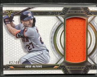 Topps Jose Altuve Worn #/48 Jumbo Relic
