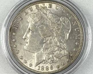 1886 Morgan Silver Dollar, Nice Luster