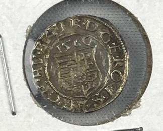 1560 Hungary Silver Denar, High Quality/Grade