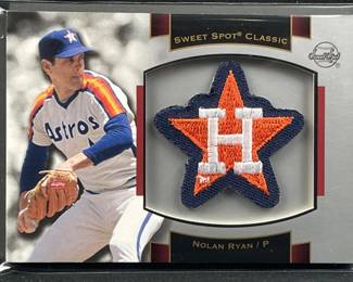 2003 Nolan Ryan Logo Patch U.D. Sweet Spot