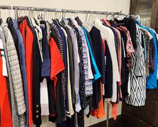 amazing clothing for a fraction of original price! New with tags. All closets and 2 racks at checkout!