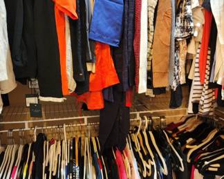 closets full of clothing