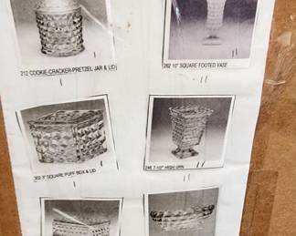 fostoria boxes are labeled for easy shopping.