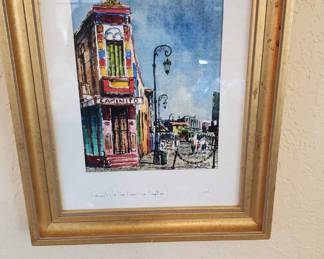 framed art throughout home