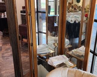 mirrored room divider