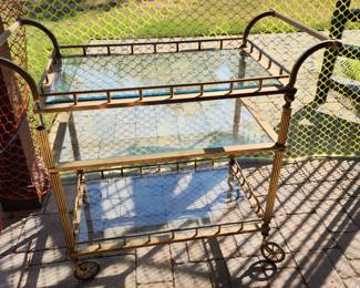 the patio if full of furniture and decor