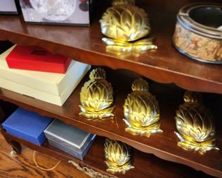 brass pineapple door knockers