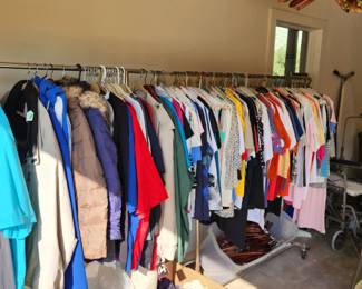 men's clothing and JJill ladies worn clothing