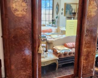 Antique French furniture thoughout.