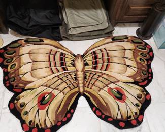 butterfly rug