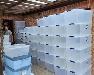 Robert with the tote collection!