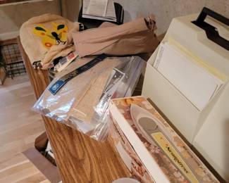 Sewing machine and sewing things main floor office