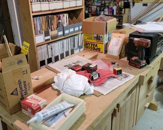 Basement woodworking room