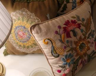 Pillows main floor guest room