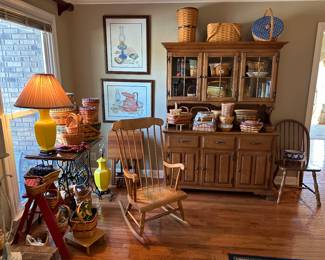 Room shot of Londaberger baskets