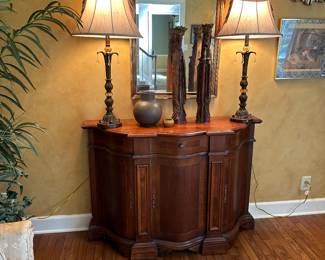 Heckmans serpentine server or credenza