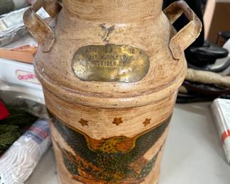 J.T. Huddleston, Grider, KY milk can 