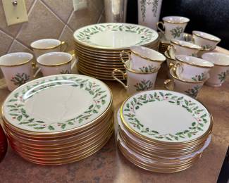 Lenox Christmas china