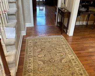 Persian empire man made wool rug approximately 4/6