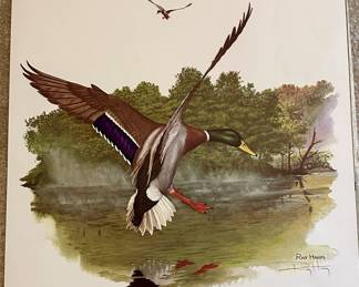 Ray Harm print with authenticity certificate 