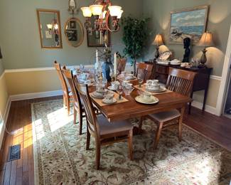 Room photograph of formal dining room