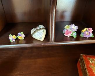 porcelain jewelry for ladies and porcelain heart box