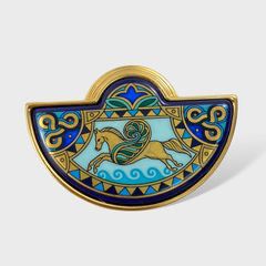 Frey Wille Gold Toned Enamel Necklace Pendant
0