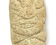 Vintage Carved Stone Central American Effigy Figure