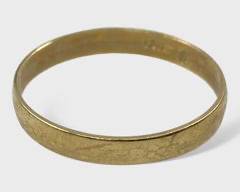 Fine 10K Yellow Gold Band Ring Size 7