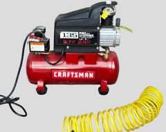 craftsman 135 PSI Air Compressor 1.0 HP 3 Gallon 3.7 SCFM