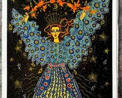 Daria Hlazatova Berehynia Ukrainian Signed Lithograph Print Poster - Unframed