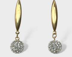 Fine 14K Yellow Gold Pierced Earrings