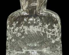 Blenko Clear Art Glass Vintage Water Pitcher Vase
