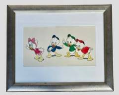 Original Walt Disney Donald Duck Framed Animation Cel Fantastic
