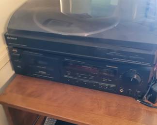 Sony turntable stereo system