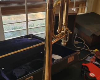 Vintage Trombones, Trumpet, Tuba from Bach to Conn to Elkhart plus Vintage Mouth Pieces and more!