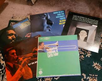 Vintage Vinyl Albums from Jazz to Rock nearly all in beautiful condition! Some are pictured here.