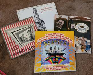 Vintage Vinyl Albums from Jazz to Rock nearly all in beautiful condition! Some are pictured here.