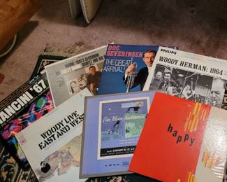 Vintage Vinyl Albums from Jazz to Rock nearly all in beautiful condition! Some are pictured here.