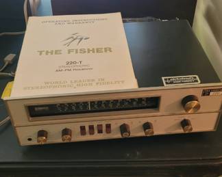 The Fisher 220-T AM/FM receiver