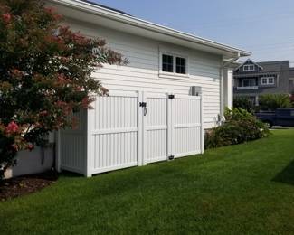 Vinyl utility surround