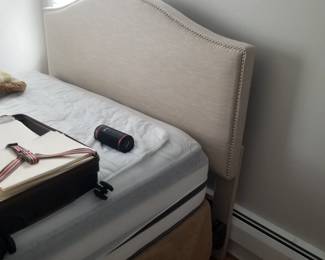 Upholstered queen headboard