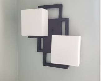 Contemporary sconce light - two available