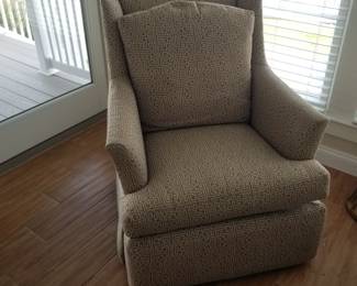 Upholstered arm chair by Huntington House - two available